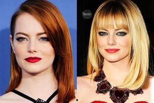 女明星发色大全,女明星们的发色演变与潮流趋势